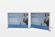 Roll Up Banner Mockup, a Business Card Template by kebunmockup (Thumbnail 5 of 5)