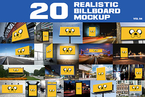 20 Outdoor Billboard Mockup Vol.4