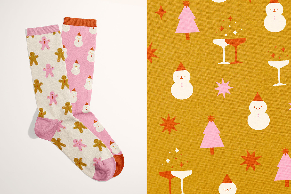 Retro Christmas, a Seasonal Illustration by kondratya (Photo 6 of 12)