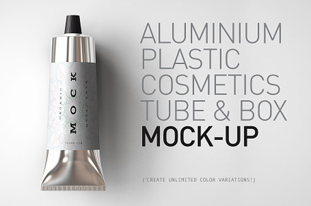 Aluminium Plastic Tube Mock-Up