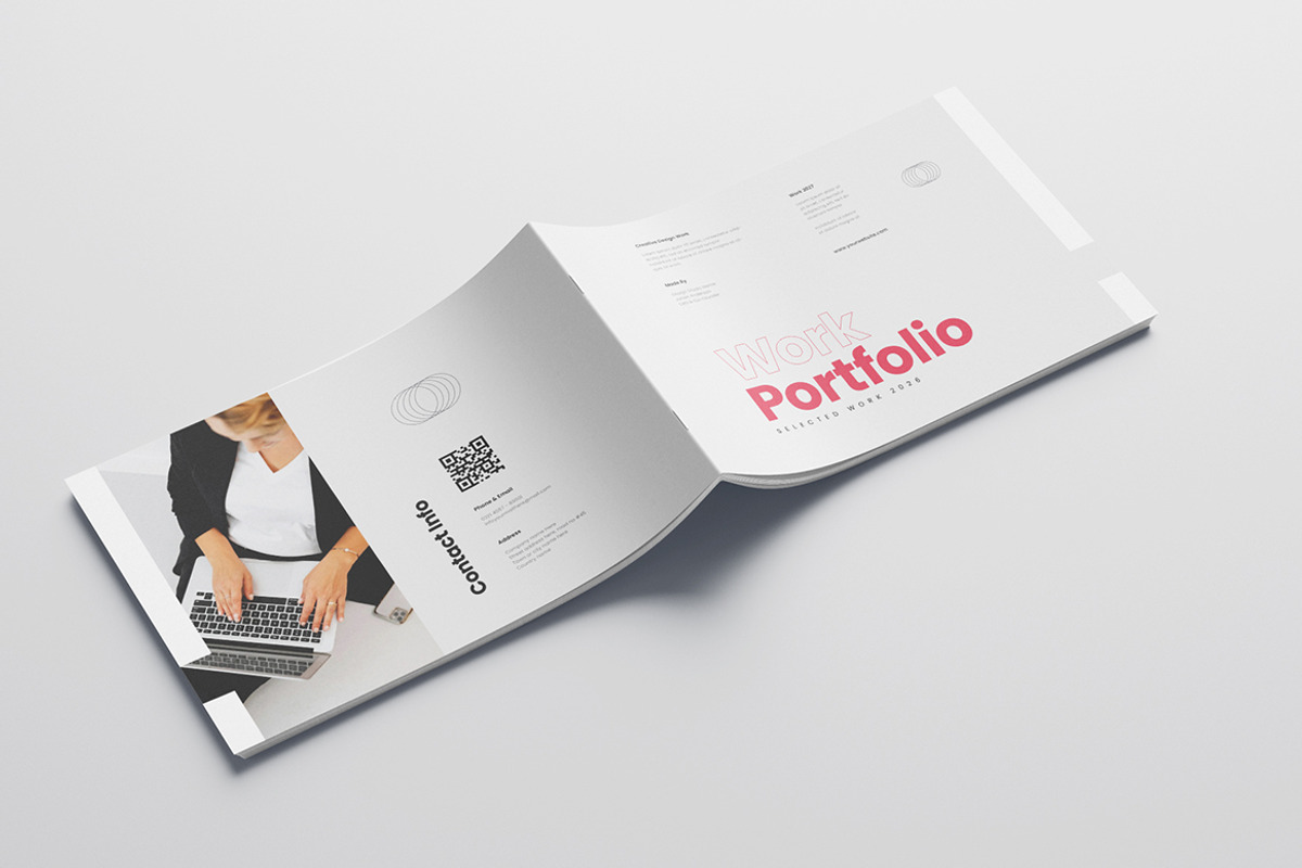 Works Portfolio Template | MS Word, a Brochure Template by HiveArts (Photo 9 of 9)