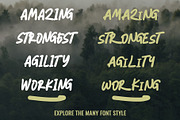 INCREDIBLE - Handwritten Font, a Script Font by Analogous (Thumbnail 6 of 13)