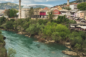 Mostar old town Bosnia, an Architecture Photo by Kitko photography shop