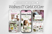 Wellness IT-Girl iOS Core Instagram, a Social Media Template by ZenSocialDesigns (Thumbnail 1 of 9)