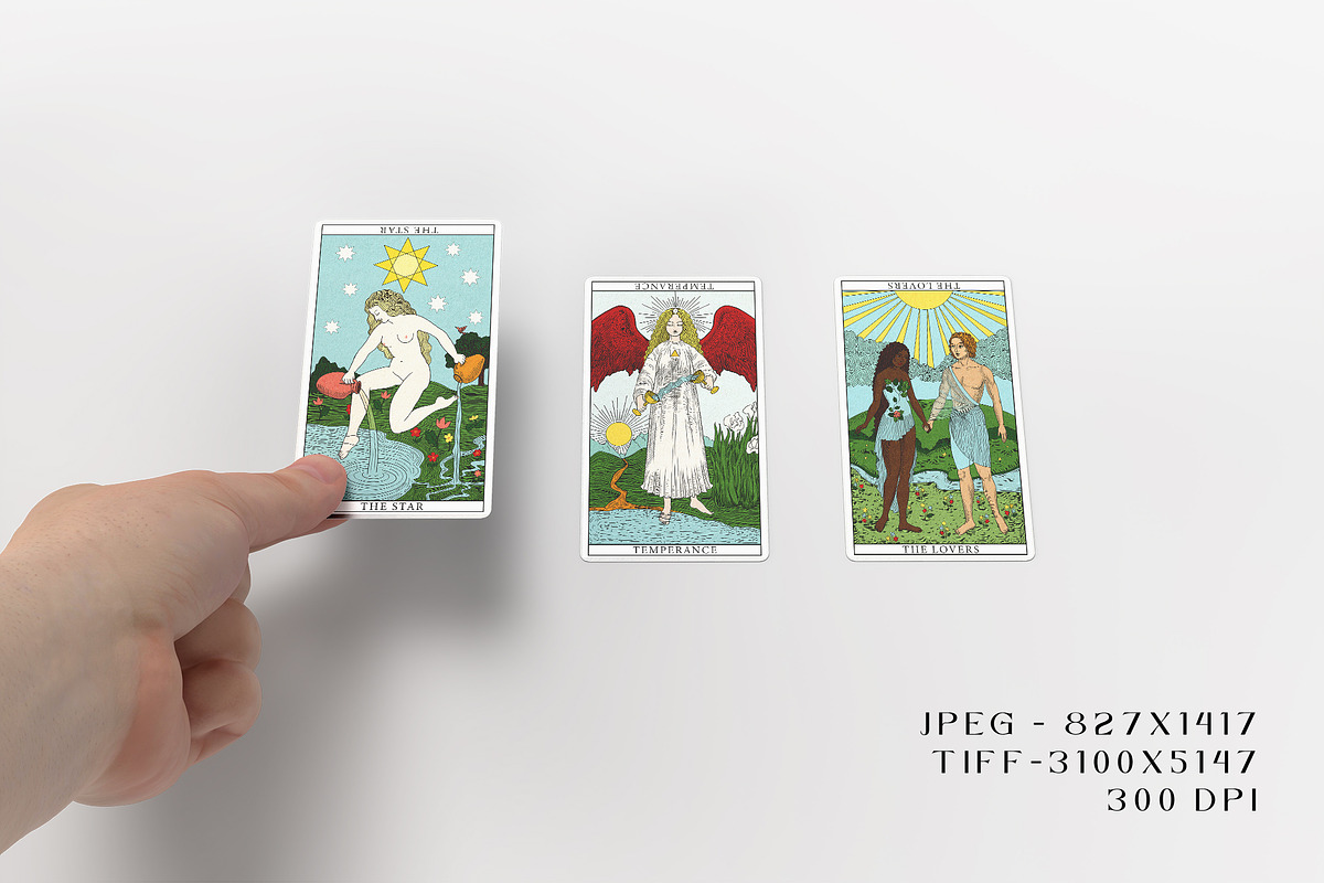 Tarot Sun & Moon Major Arcana Set, an Object Illustration by Kaleriia (Photo 3 of 8)