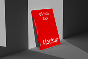US Letter Book Mockup - 8 Views, a Books & Magazine Mockup by Illusiongraphic (Thumbnail 5 of 23)