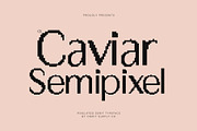 CS Caviar Semipixel, a Sans Serif Font by Craft Supply Co. (Thumbnail 1 of 8)