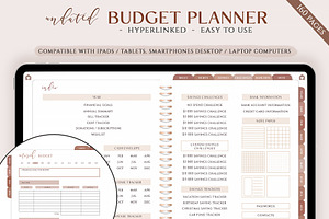 IPad Budget Planner Brown