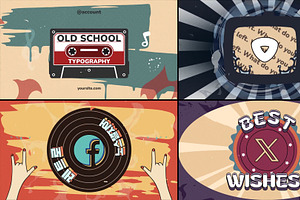 Old School Typography | DaVinci, a Templates & Theme by FlashFXbox