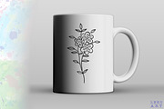 Wildflowers Brush Stamps Procreate, a Brush Add-On by LekoArt (Thumbnail 6 of 8)