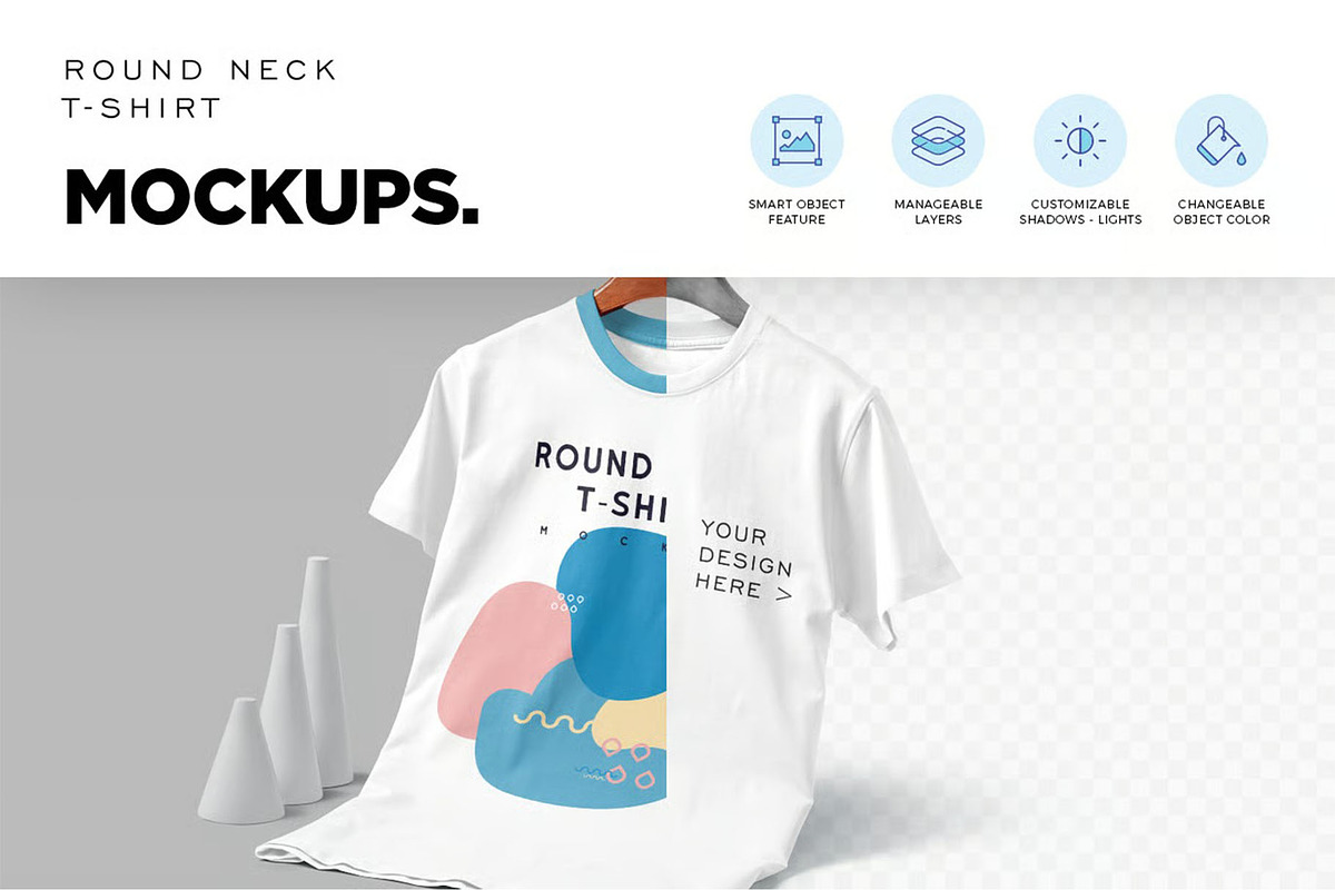 T-Shirt Mockup, a Shirt Mockup by megostudi0 (Photo 4 of 6)