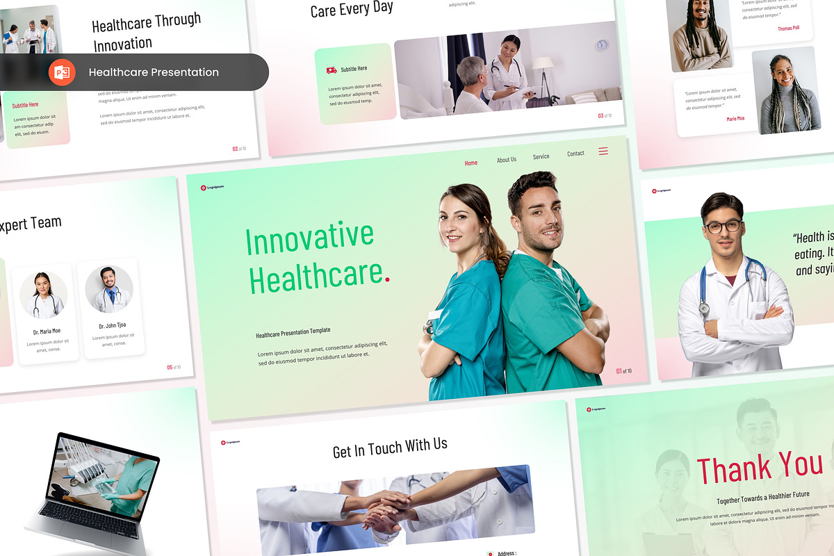 Healthcare Presentation PPT, a Presentation Template by Antstheme (Photo 1 of 2)