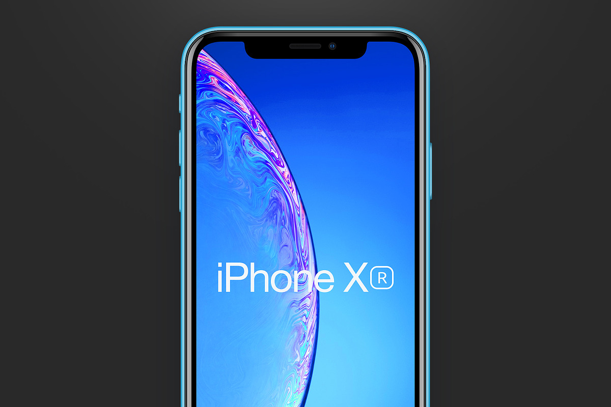 iPhone XS & XS Max & XR Mockups, an iPhone Mockup by Big Zone Studio (Photo 5 of 5)
