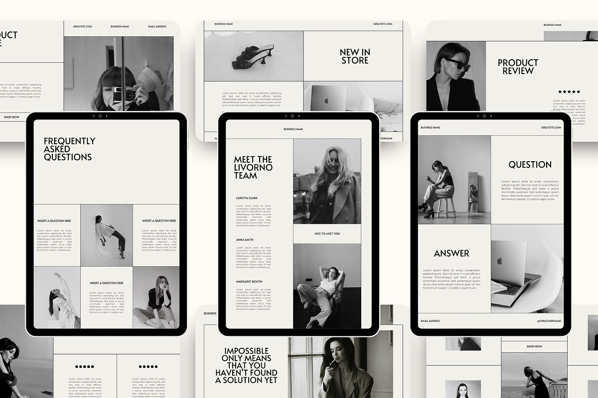 Email Marketing Newsletter Template, an Email Template by Branding Babe Co. (Photo 3 of 9)