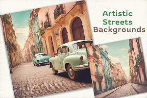 Artistic Streets Backgrounds