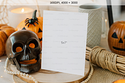 Halloween Invite Mockup, an Advertising Mockup by TatiMockup (Thumbnail 2 of 4)