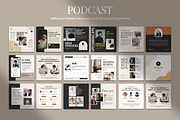 Instagram Podcast Expert CANVA, a Social Media Template by Analogi Studio (Thumbnail 3 of 16)