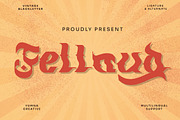 Fellaud - Vintage Blackletter Font, a Blackletter Font by Dhabee (Thumbnail 1 of 11)