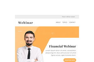 Financial Webinar - Email Template