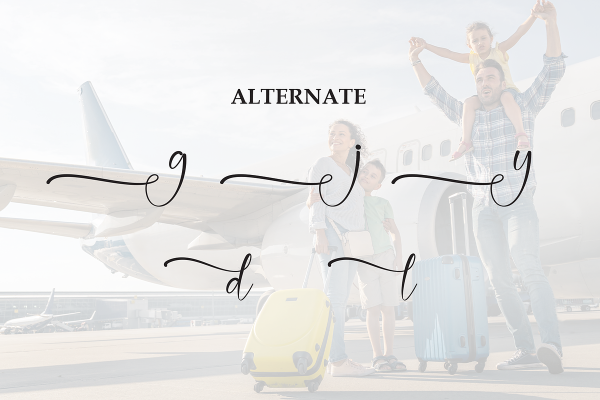 Traveling Abroad | Script Font, a Handwritten Font by Scratchones (Photo 8 of 9)