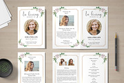 Funeral Program Template, an Invitation Template by TemplatesForest (Thumbnail 3 of 3)