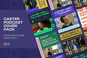 Caster - Podcast Cover Pack