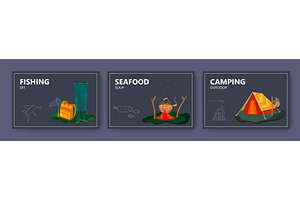 Camping Travel Store Website Banner