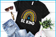 Be Kind Rainbow Anti Bullying SVG, a Graphic by Creativeusart (Thumbnail 1 of 4)