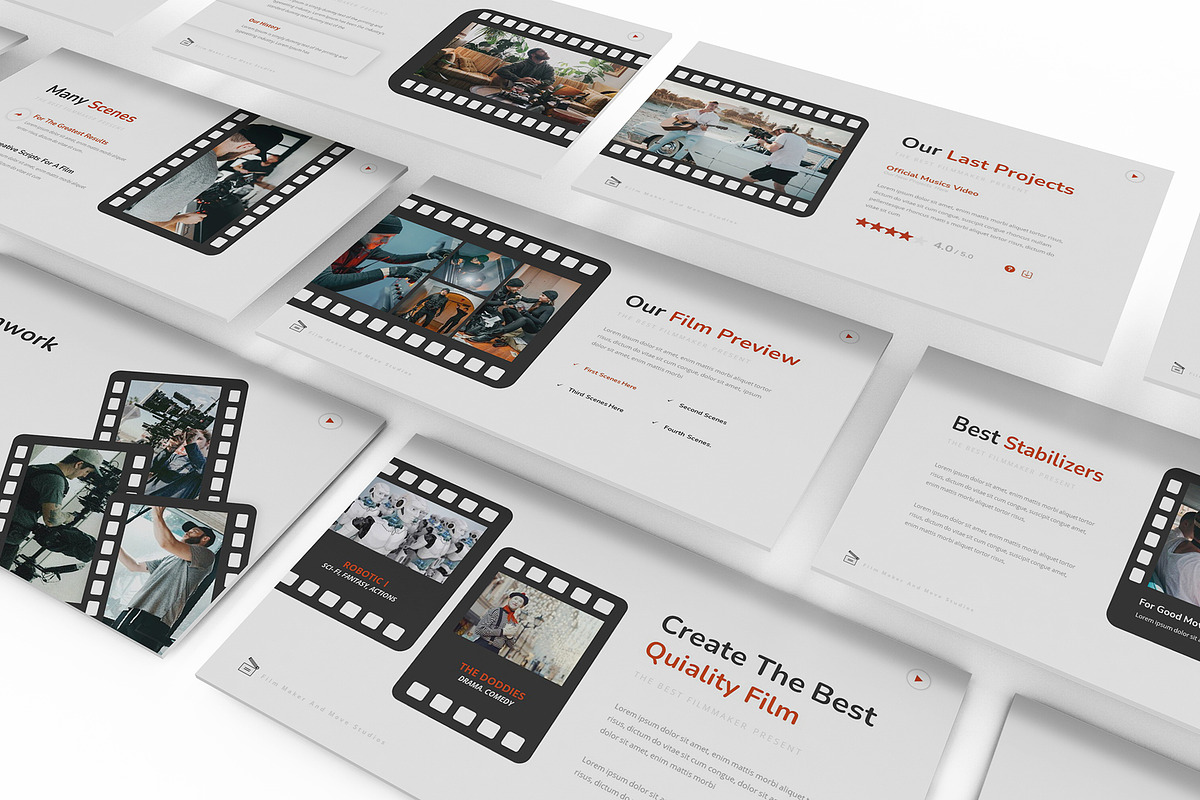 Move Studios Powerpoint Template, a Presentation Template by Formatika Studio (Photo 8 of 10)