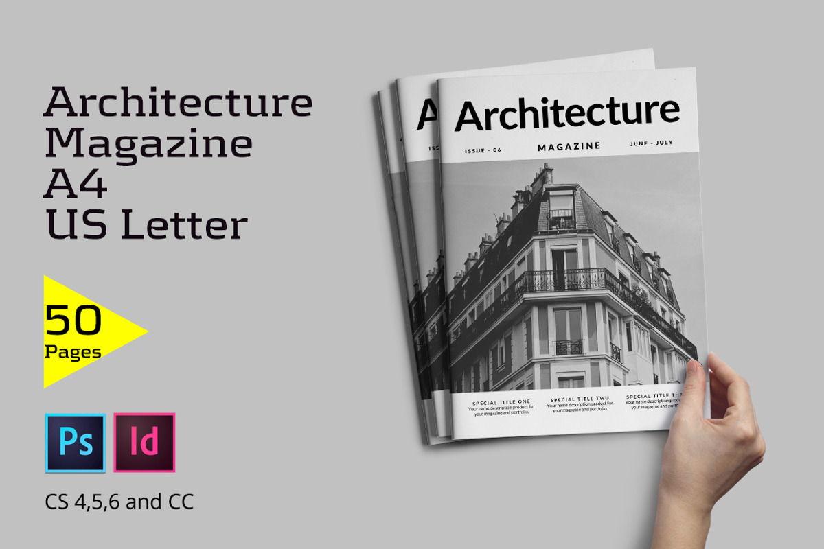 Architecture Magazine, a Magazine Template by Firtana (Photo 1 of 13)