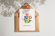 Floral greeting card designs set, a Decorative Illustration by Good Studio (Thumbnail 6 of 6)