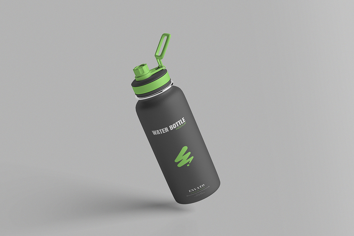 Water Bottle Mockup, a Cups & Container Mockup by hokagata (Photo 5 of 5)