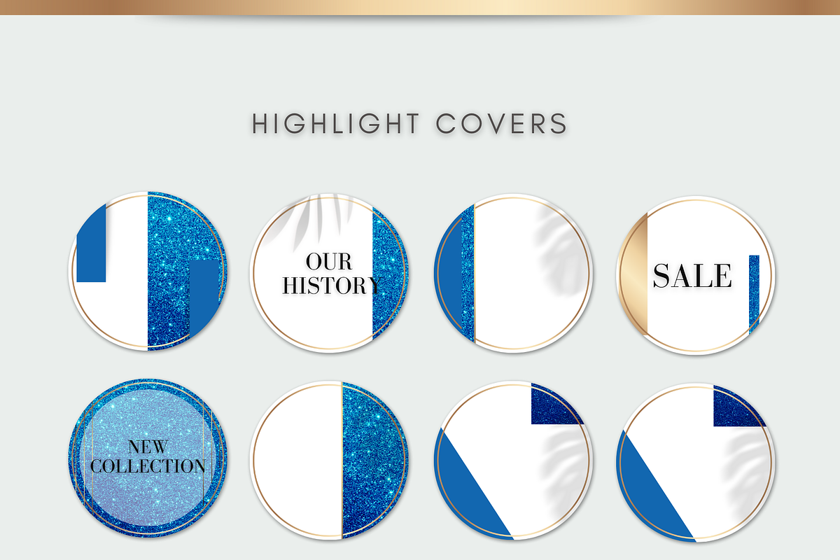 Blue Instagram Pack for Canva, a Social Media Template by Innova Studio (Photo 7 of 9)