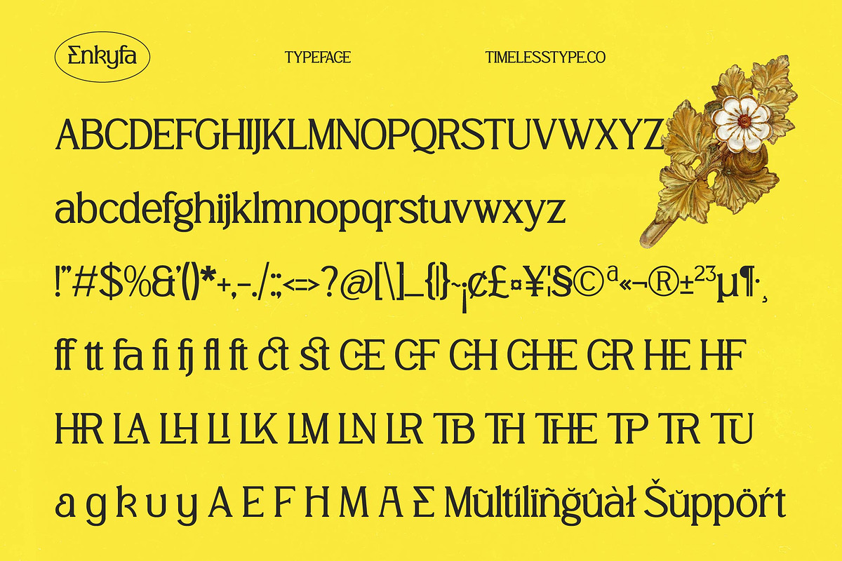 Enkyfa Serif Display Typeface, a Serif Font by timelesstype.co (Photo 14 of 15)