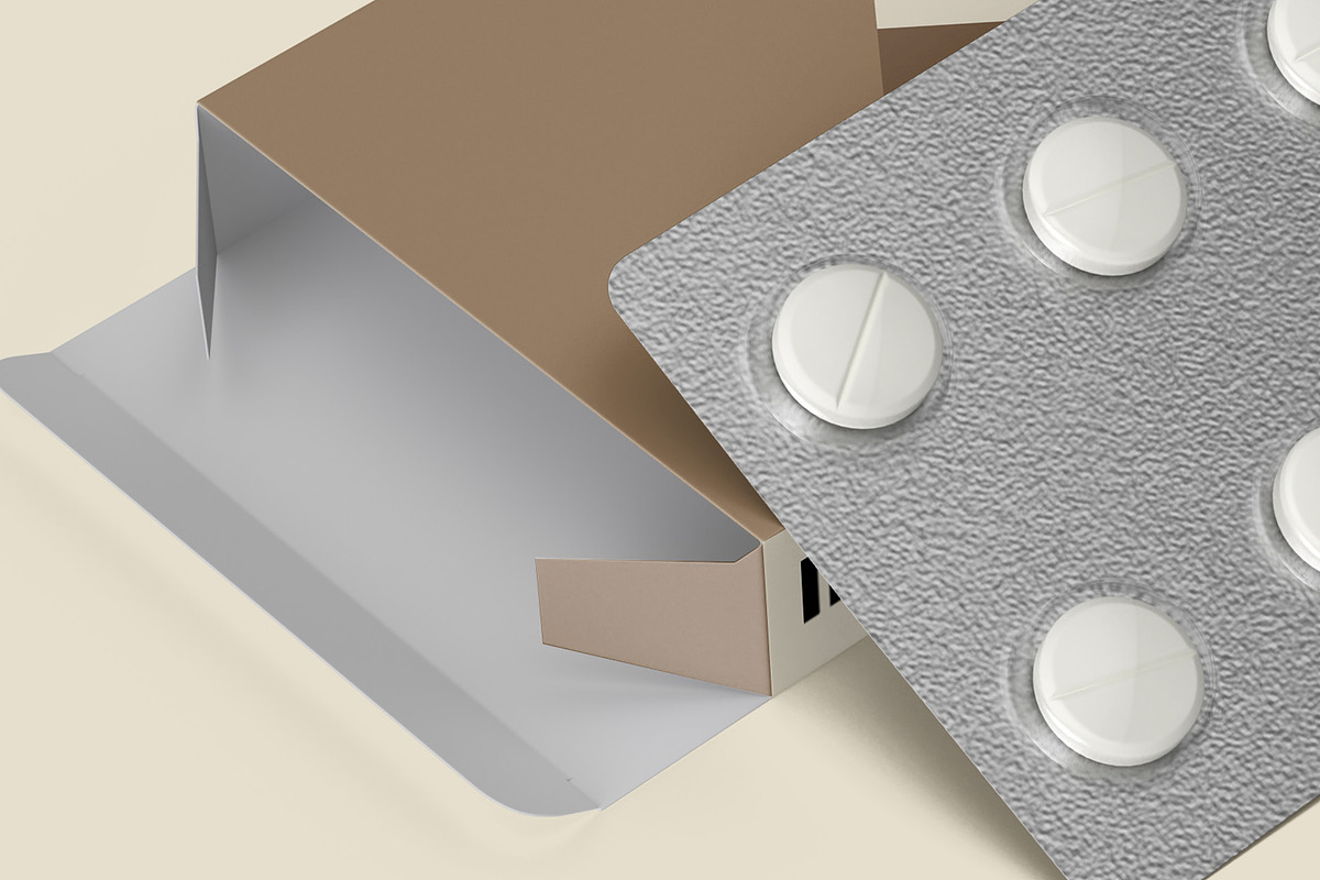 Medicine Box Packaging Mockup, a Packaging Mockup by Illusiongraphic (Photo 17 of 22)