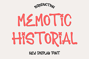Memotic Historial, a Script Font by InermediaSTUDIO (Thumbnail 1 of 8)