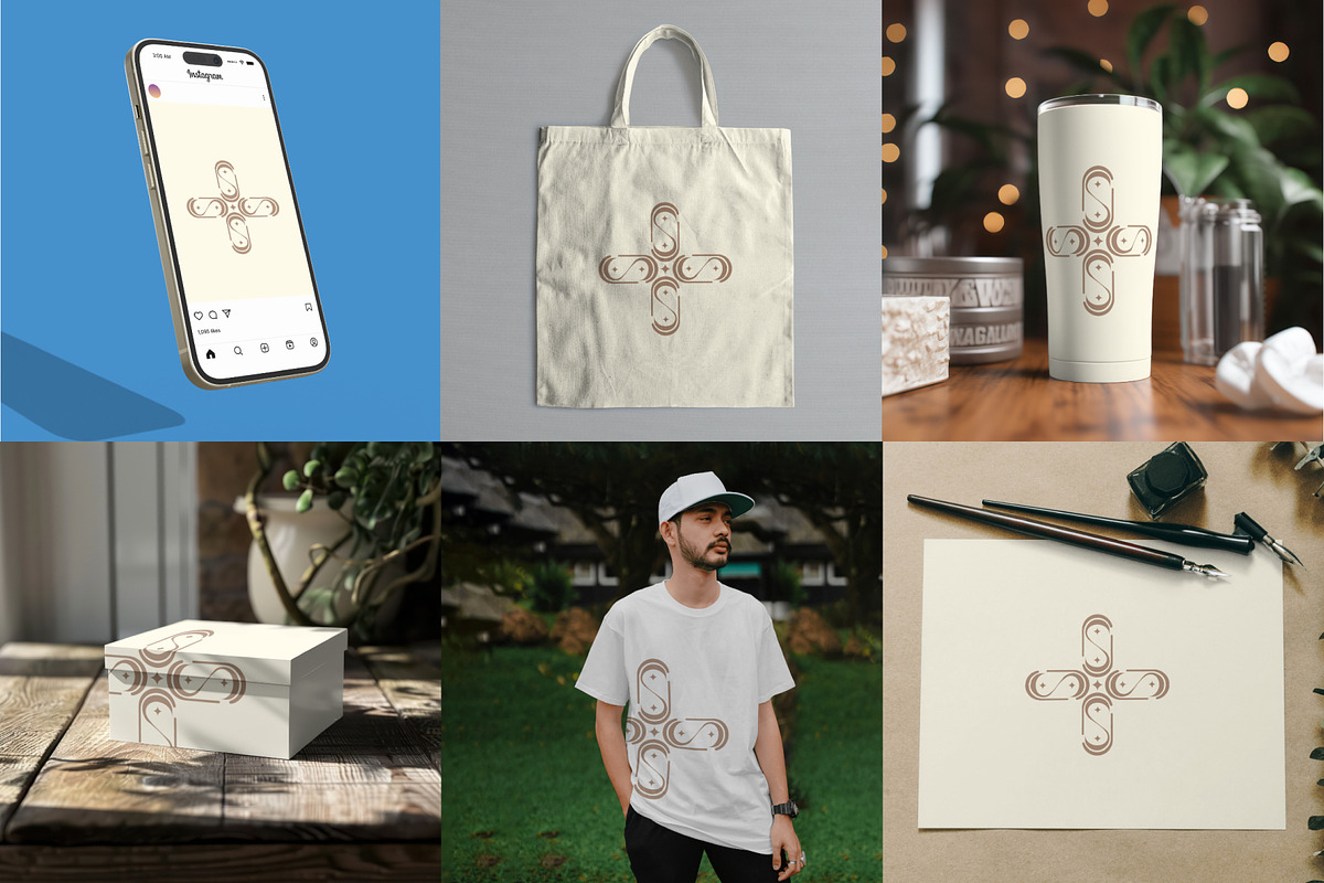 Elegant S Monogram Logo with Stars, a Branding & Logo Template by Salman Shop (Photo 3 of 3)