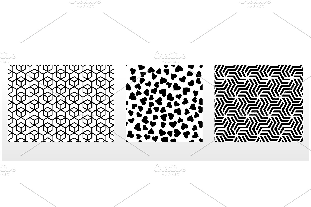 Geometric set of patterns, a Pattern Graphic by RODINA (Photo 1 of 3)
