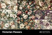 Victorian Flowers. 40 images, a Decorative Illustration by Handmadefont (Thumbnail 5 of 11)