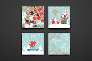 Merry Christmas Card Templates