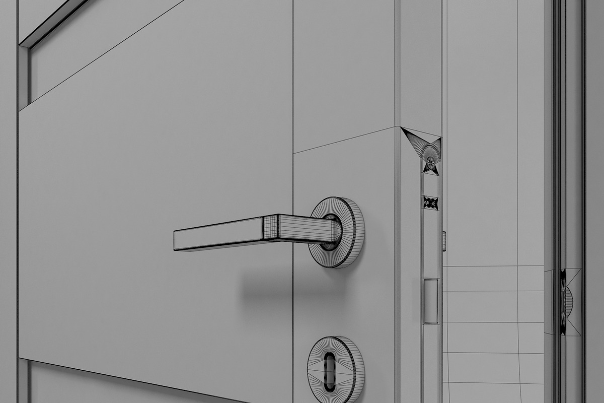 Italian Door San Remo K011, a Furniture 3D Model by 3D Models by Obshansky (Photo 7 of 15)