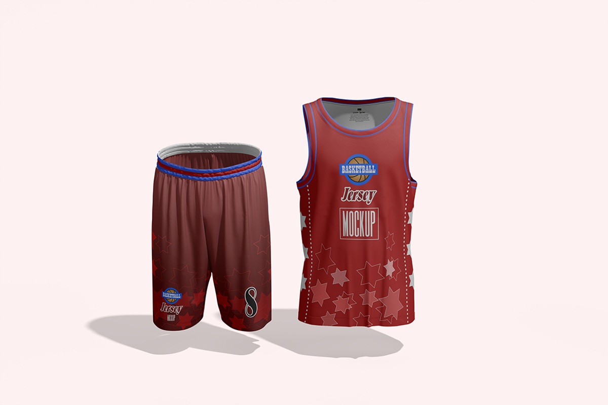 Basket Jersey T-Shirt Mockups, a Shirt Mockup by groens (Photo 4 of 5)