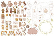 Bear World Vector Clipart & Patterns, an Animal Illustration by CpSnowy (Thumbnail 7 of 8)