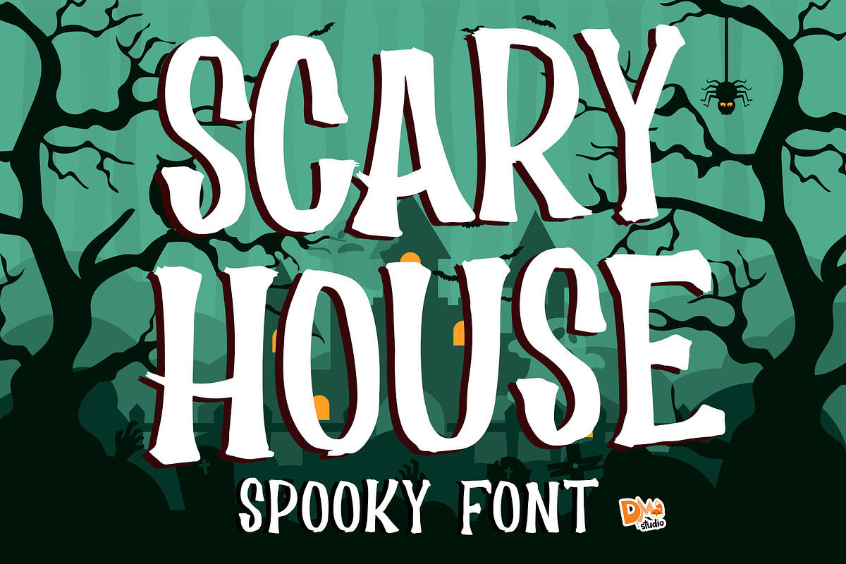 Scary House - Spooky Font