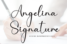 Angelina Signature | Script Font