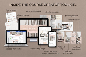 Canva Course Creator Template Bundle