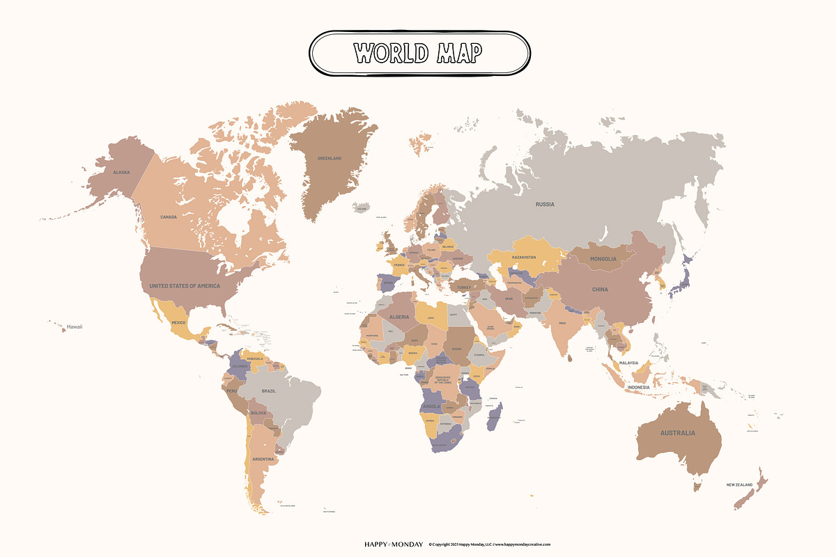 Travel Map Creator Collection, an Illustration by Happy Monday Creative (Photo 15 of 22)