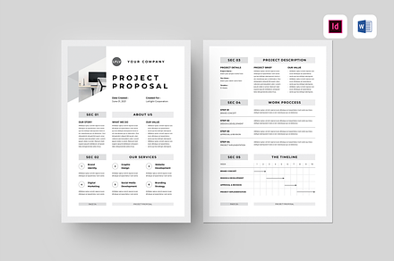 Proposal | MS Word & Indesign, a Marketing Template by Leaflove