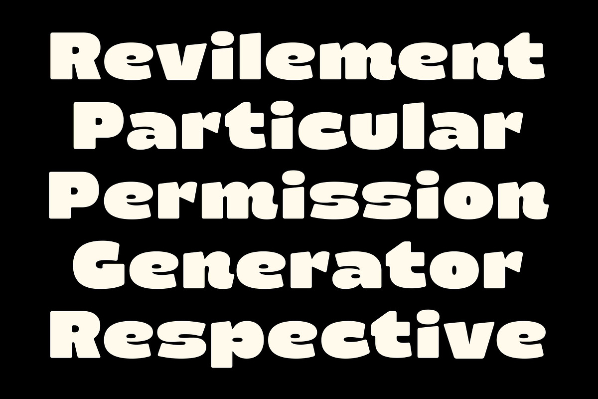 Barni – Bold Retro Groovy Font, a Font by Genetype (Photo 8 of 10)