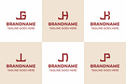 Letters JG JH JK JL JN JP Logo, a Branding & Logo Template by Pray Art Design Studio (Thumbnail 1 of 2)